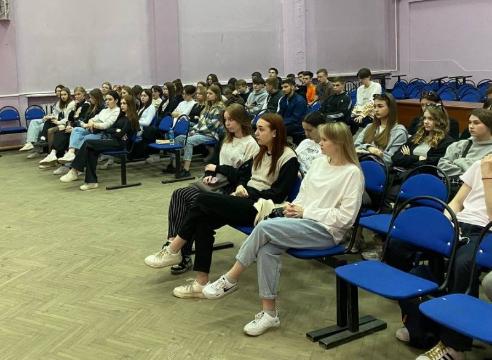 Встреча студентов нашего колледжа с сотрудником УНК УМВД по Тверской области
