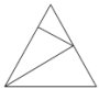 Треугольник, разделенный на части